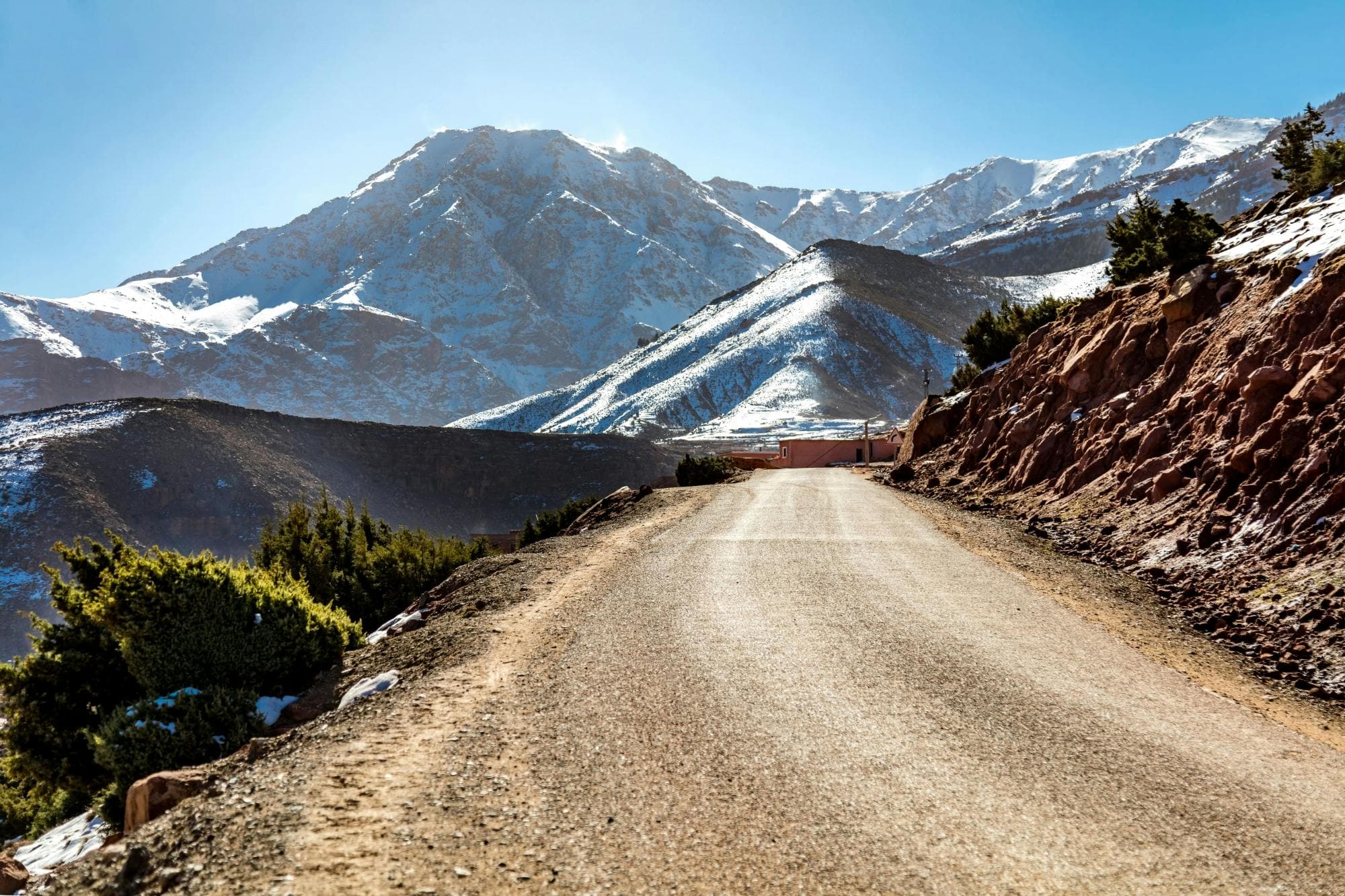 Gravel biking adventure in the Moroccan Atlas Mountains