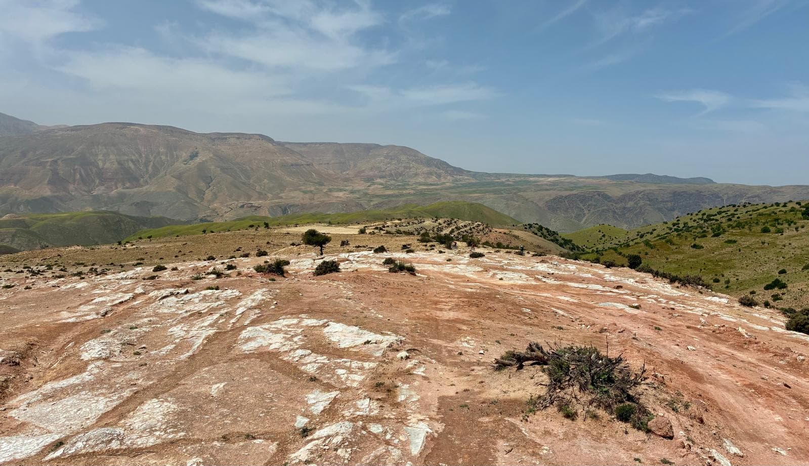 Mountain landscape above Taskourt Dam